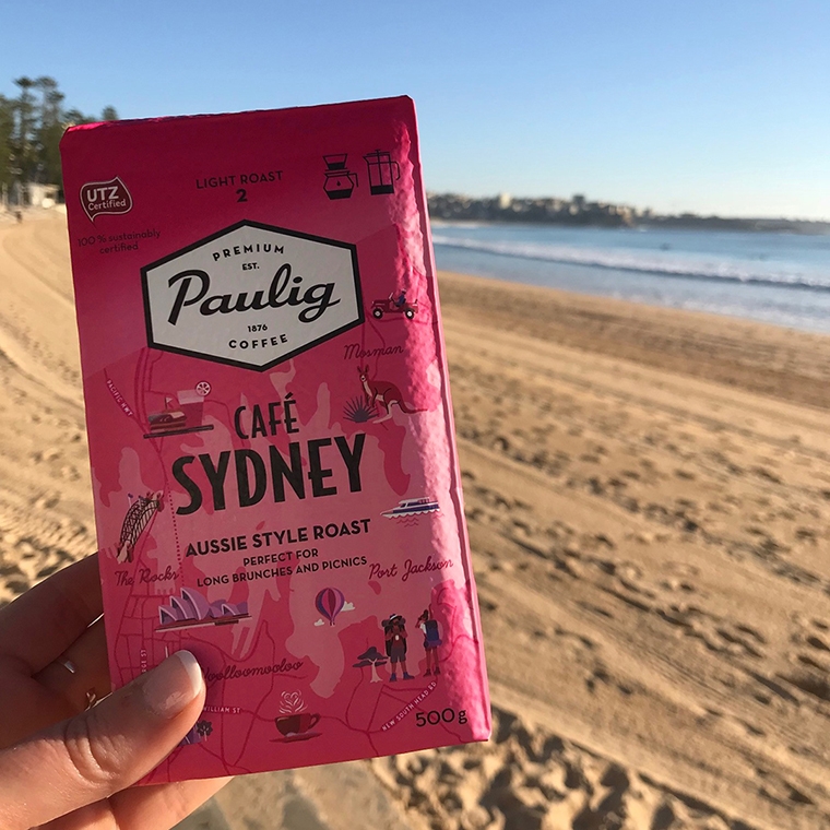 Vaaleapaahtoinen Paulig CafÃ© Sydney on inspiroitunut kaupungin rennosta elÃ¤mÃ¤ntyylistÃ¤